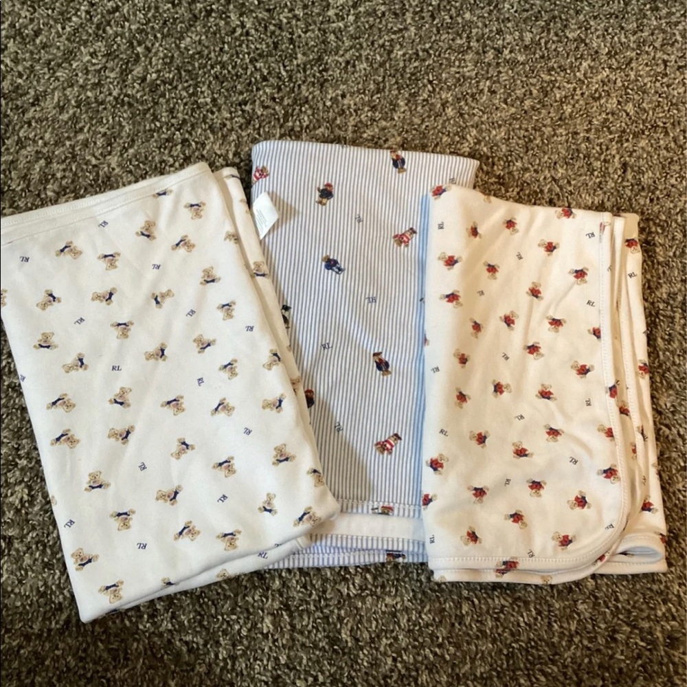 polo ralph lauren baby accessories bibs cap swaddles